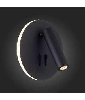 SL1586.413.01 Светильник настенный Черный LED 1*8W 3000K 624Lm Ra>80 24° IP20 L-xW140xH140 170-240V BONDI-foto8