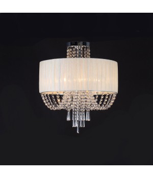 SL892.502.08 Люстра потолочная ST-Luce Хром/Слоновая кость, Прозрачный E14 8*40W REPRESENTA-foto2