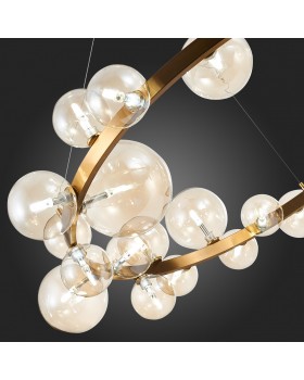 SL1165.303.24 Светильник подвесной ST-Luce Бронза/Коньячный G4 24*5W NECTON-foto12