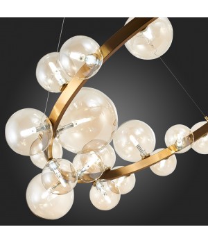 SL1165.303.24 Светильник подвесной ST-Luce Бронза/Коньячный G4 24*5W NECTON-foto12