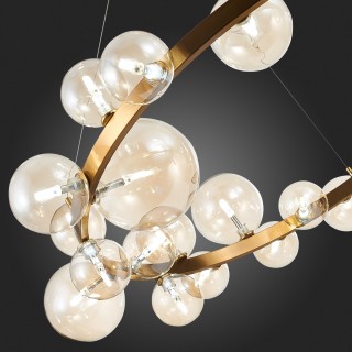 SL1165.303.24 Светильник подвесной ST-Luce Бронза/Коньячный G4 24*5W NECTON-foto12