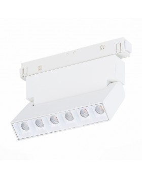 ST364.536.06 Магнитный трековый светильник белый LED 1*6W 3000K 532Lm Ra>80 36° IP20 L120xW22xH108 48V NANE-foto3