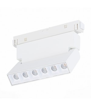 ST364.536.06 Магнитный трековый светильник белый LED 1*6W 3000K 532Lm Ra>80 36° IP20 L120xW22xH108 48V NANE-foto3