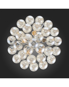 SL432.203.05 Светильник подвесной ST-Luce Хром/Коньячный E27 5*60W SOSPIRO-foto3