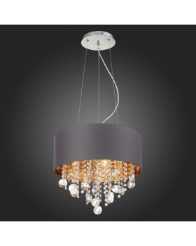 SL1350.703.04 Светильник подвесной ST-Luce Хром/Серый, Золотистый, Прозрачный E14 4*40W LACCHIA-foto3