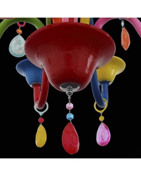 SL672.963.06 Люстра подвесная ST-Luce Разноцветный/Разноцветный E14 6*40W DELIZIA-foto8