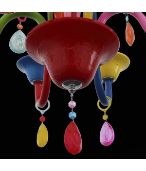 SL672.963.06 Люстра подвесная ST-Luce Разноцветный/Разноцветный E14 6*40W DELIZIA-foto8