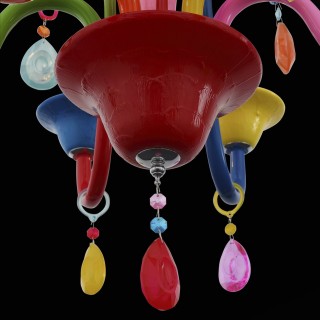 SL672.963.06 Люстра подвесная ST-Luce Разноцветный/Разноцветный E14 6*40W DELIZIA-foto8