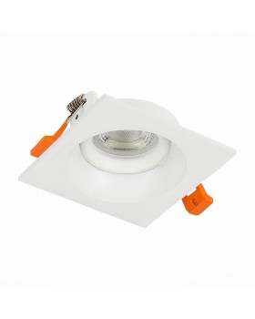 ST208.518.01 Св-к встр. Мат. белый GU10 1*50W L94xW94xH40 220V Без ламп MISURA-foto2