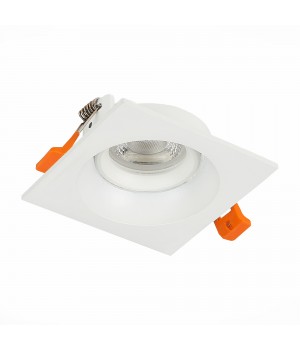 ST208.518.01 Св-к встр. Мат. белый GU10 1*50W L94xW94xH40 220V Без ламп MISURA-foto2