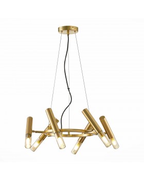 SL1236.203.06 Люстра подвесная ST-Luce Золотистый/Коньячный, Золотистый G9 6*5W ECLIP-foto3