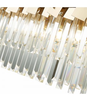 SL1232.203.07 Люстра подвесная ST-Luce Золотистый/Прозрачный, Золотистый E14 7*60W CASERTA-foto5