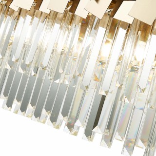 SL1232.203.07 Люстра подвесная ST-Luce Золотистый/Прозрачный, Золотистый E14 7*60W CASERTA-foto5