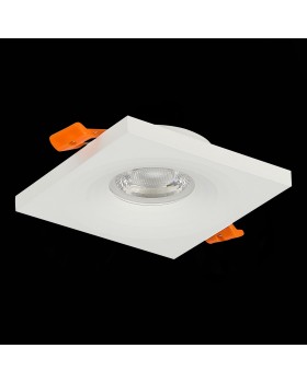 ST205.518.01 Св-к встр. Мат. белый GU10 1*50W L94xW94xH27 220V Без ламп GERA-foto5