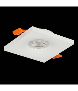 ST205.518.01 Св-к встр. Мат. белый GU10 1*50W L94xW94xH27 220V Без ламп GERA-foto5