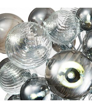 SL1124.103.29 Люстра подвесная ST-Luce Хром/Дымчатый, Прозрачный G9 29*5W 4000K VINETTO-foto10