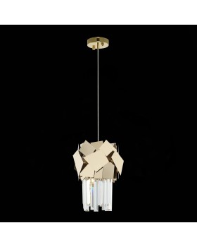 SL1232.203.01 Подвес ST-Luce Золотистый/Прозрачный, Золотистый E14 1*60W CASERTA-foto3