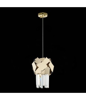 SL1232.203.01 Подвес ST-Luce Золотистый/Прозрачный, Золотистый E14 1*60W CASERTA-foto3