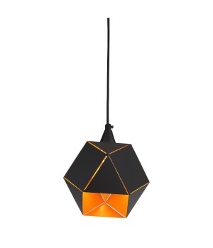 SL258.403.01 Светильник подвесной ST-Luce Черный/Черный, Золото E14 1*40W ENIGMA-foto2