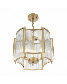 SL1234.203.03 Люстра подвесная ST-Luce Шампань/Прозрачный, Шампань E14 3*60W Cosenza-foto3