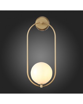 SL1118.201.01 Светильник настенный ST-Luce Золотистый/Белый E14 1*40W PENOLO-foto8