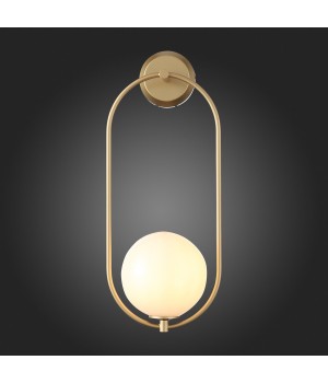 SL1118.201.01 Светильник настенный ST-Luce Золотистый/Белый E14 1*40W PENOLO-foto8