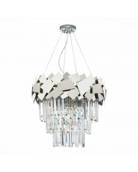 SL1232.103.06 Светильник подвесной ST-Luce Хром/Прозрачный, Хром E14 6*60W CASERTA-foto2