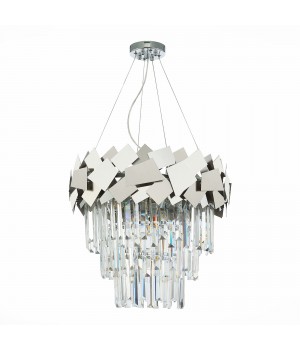 SL1232.103.06 Светильник подвесной ST-Luce Хром/Прозрачный, Хром E14 6*60W CASERTA-foto2