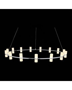 SL799.103.15 Люстра подвесная ST-Luce Хром/Белый LED 15*4W 3200K CILINDRO-foto6