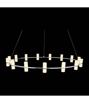 SL799.103.15 Люстра подвесная ST-Luce Хром/Белый LED 15*4W 3200K CILINDRO-foto6