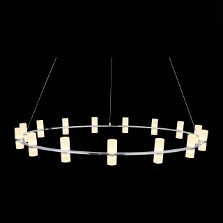 SL799.103.15 Люстра подвесная ST-Luce Хром/Белый LED 15*4W 3200K CILINDRO-foto6