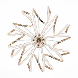 SL959.203.08 Люстра подвесная ST-Luce Золотистый/Белый LED 8*8W 4000K TRAVASO-foto3