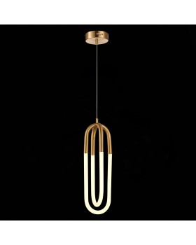 SL1579.303.02 Подвес ST-Luce Латунь/Латунь, Белый LED 2*14W 3000K MOFISTO-foto4