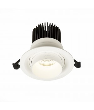 ST701.548.12 Св-к встр. Zoom Белый LED 1*12W 4000K 960Lm Ra90 15°-60° IP20 D115xH95 170-240V ST701-foto2