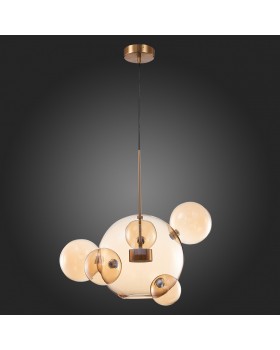 SL1133.313.01 Светильник подвесной ST-Luce Латунь/Коньячный LED 1*10W 3000K BOPONE-foto8