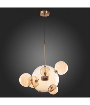 SL1133.313.01 Светильник подвесной ST-Luce Латунь/Коньячный LED 1*10W 3000K BOPONE-foto8