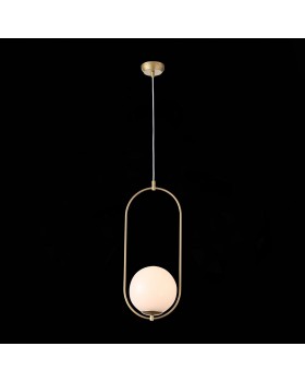 SL1118.203.01 Светильник подвесной ST-Luce Золотистый/Белый E27 1*40W PENOLO-foto4