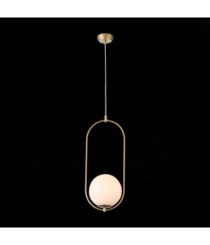 SL1118.203.01 Светильник подвесной ST-Luce Золотистый/Белый E27 1*40W PENOLO-foto4