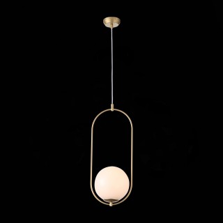 SL1118.203.01 Светильник подвесной ST-Luce Золотистый/Белый E27 1*40W PENOLO-foto4