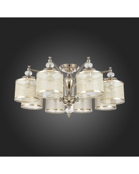 SL1750.102.08 Люстра потолочная ST-Luce Никель/Золотистый E14 8*40W CORESIA-foto6