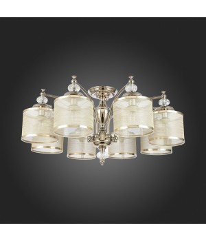 SL1750.102.08 Люстра потолочная ST-Luce Никель/Золотистый E14 8*40W CORESIA-foto6