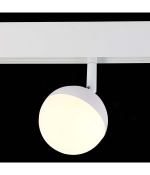 ST358.536.07 Магнитный трековый светильник белый LED 1*7W 3000K 520Lm Ra>80 120° IP20 L120xW90xH192 48V PIBOLE-foto4