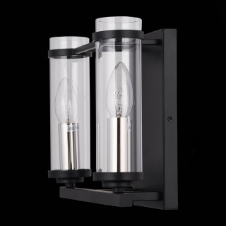 SL334.401.02 Бра ST-Luce Черный, Никель/Прозрачный E14 2*60W BICHERO-foto6