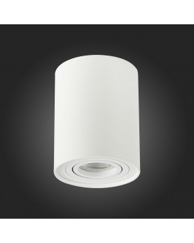 ST108.517.01 Светильник потолочный Мат. белый GU10 1*50W D98xH124 220V Без ламп TORUS-foto6