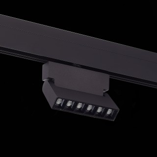 ST362.446.06 Магнитный трековый светильник Черный LED 1*6W 4000K 532Lm Ra>80 36° IP20 L120xW22xH134 48V ANDRE-foto5