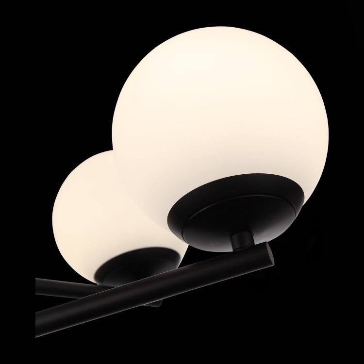 SL395.413.06 Светильник подвесной ST-Luce Черный/Белый LED 6*8W 4000K DONOLO