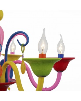 SL672.963.06 Люстра подвесная ST-Luce Разноцветный/Разноцветный E14 6*40W DELIZIA-foto11