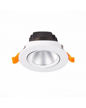 ST211.538.06.24 Св-к встр. Белый LED 1*6W 3000K 480Lm Ra80 24° IP20 D86xH50 220-240V MIRO-foto2