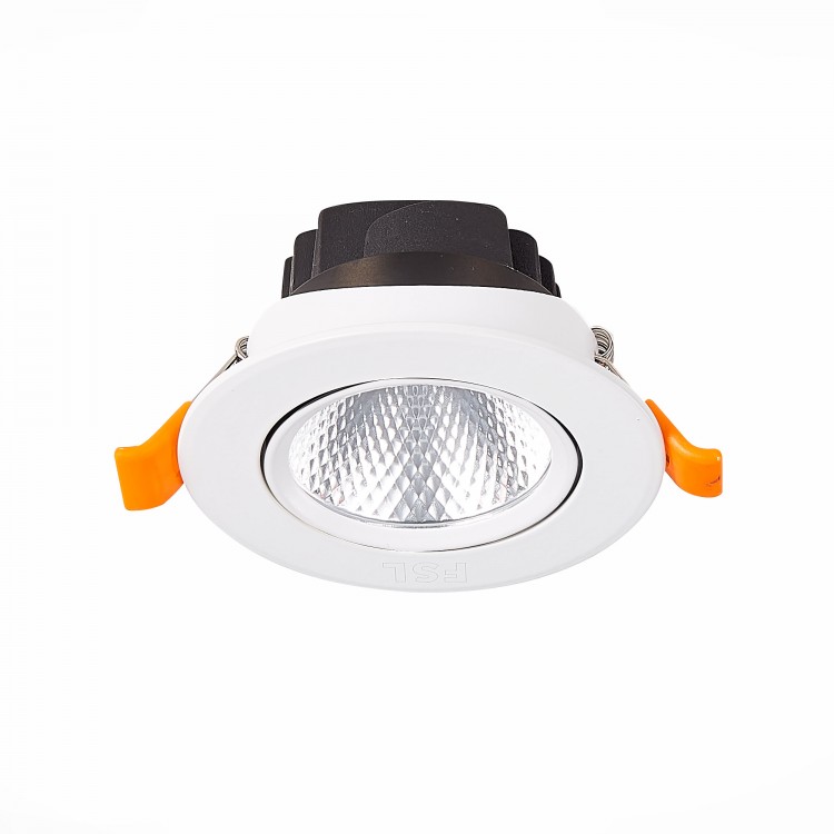 ST211.538.06.24 Св-к встр. Белый LED 1*6W 3000K 480Lm Ra80 24° IP20 D86xH50 220-240V MIRO