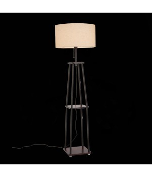 SLE302.405.01 Торшер ST-Luce Черный, Коричневый/Бежевый E27 1*40W (из 2-х коробок) MENOLA-foto4